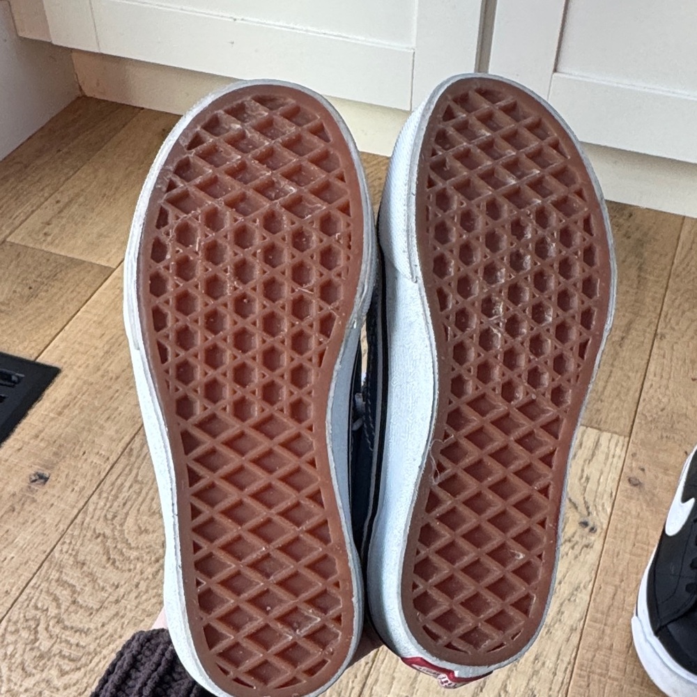 Vans Kids Sneakers - Navy and White - Picture 2 of 5